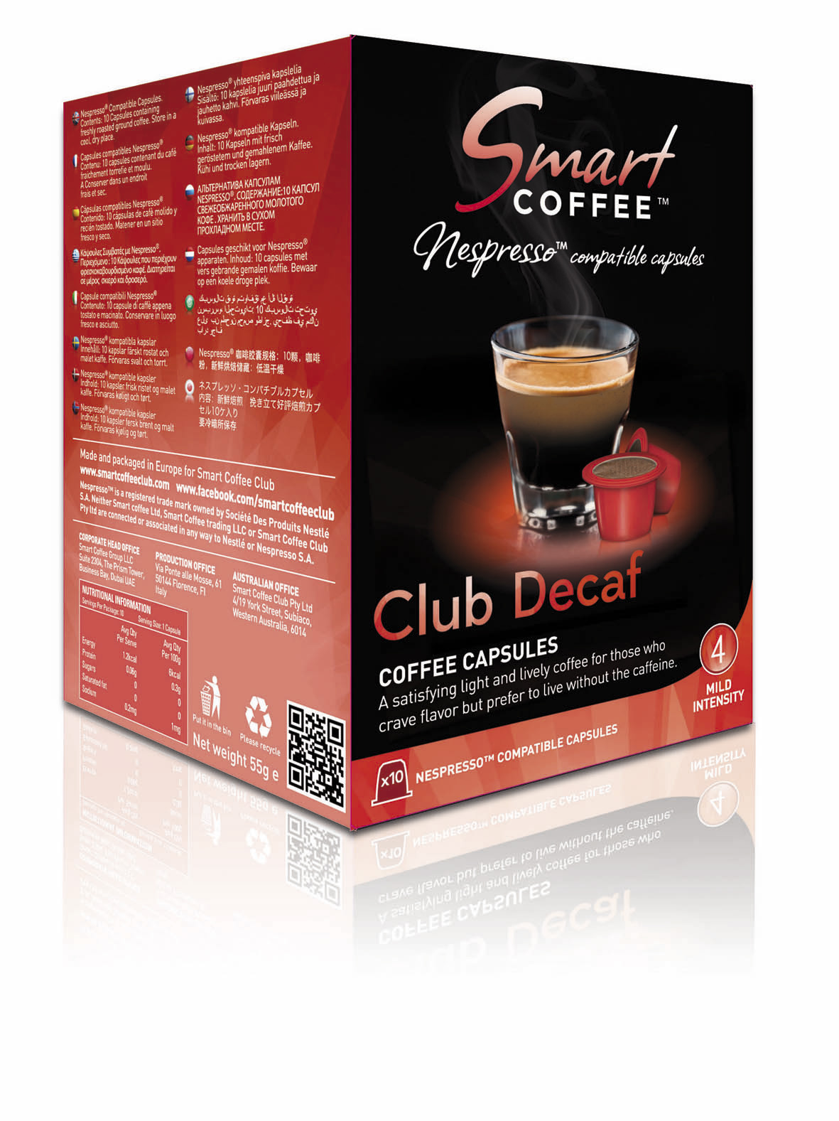 Smart  Club Decaf (10 )      Nespresso